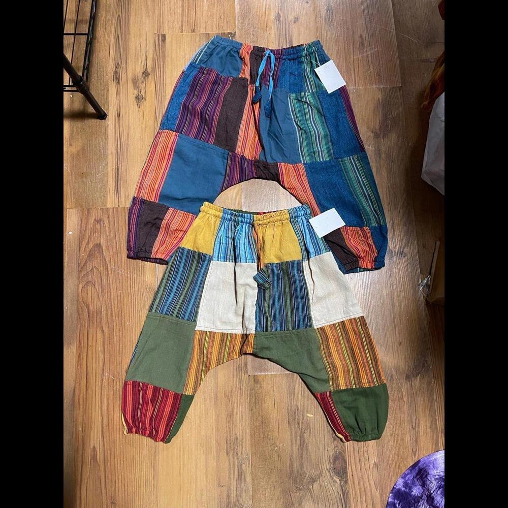 Patchwork hippy boho pants for kids [ Pair]
